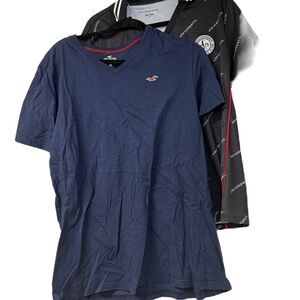 Boys Bundle Hollister Blue & Elevenparis Short Sleeve Tee XL